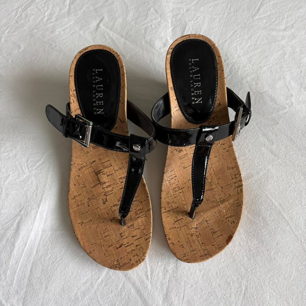 Ralph-lauren Women's Black Sandals